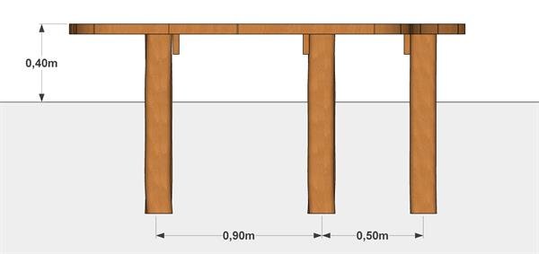 Organisk platform stor