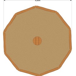 Robinia sandkasse polygon
