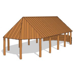 Aflangt multihus�model A