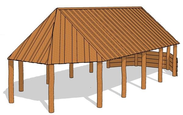 Aflangt multihus�model A