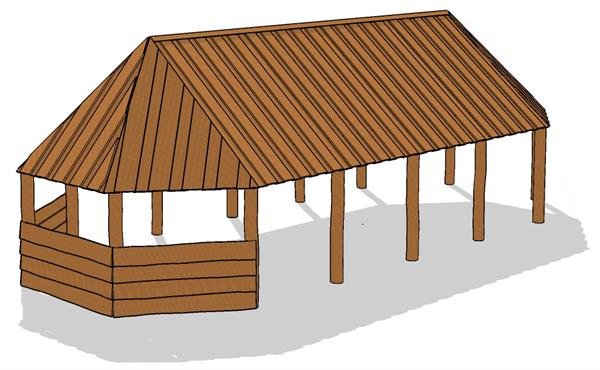 Aflangt multihus�model A