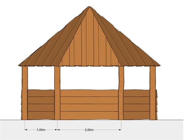 Aflangt multihus�model A