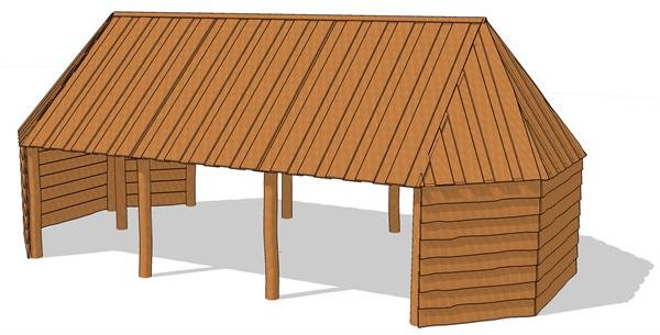 Aflangt multihus�model B