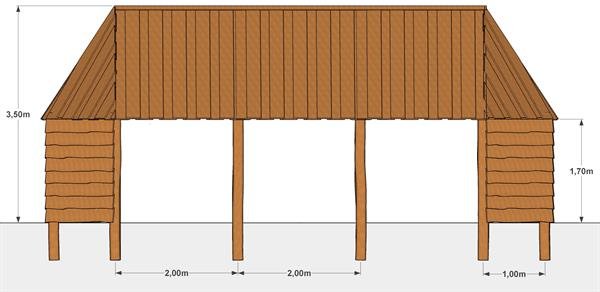 Aflangt multihus�model B