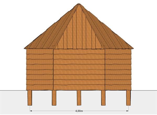 Aflangt multihus�model B