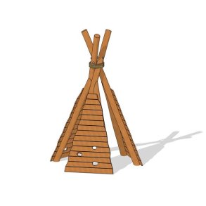Tipi med klatrev�g