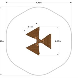 Tipi med klatrev�g