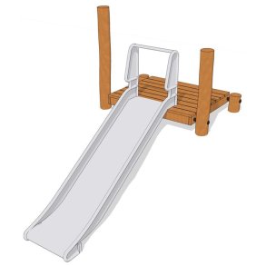 Rutsjebane 120 cm h�jde med platform 