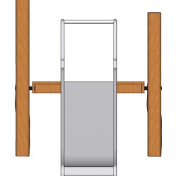 Rutsjebane 120 cm h�jde med platform 