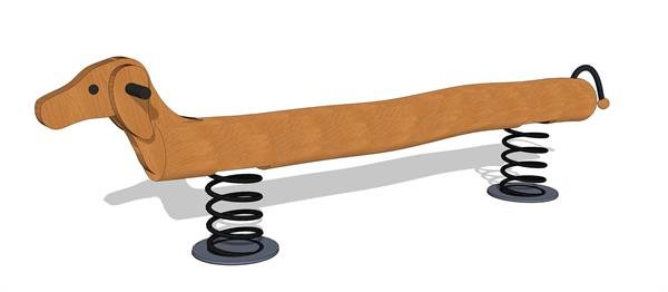 Balancegravhund p� fjedre