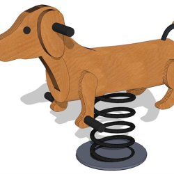 Balance Hundehvalpe p� fjedre