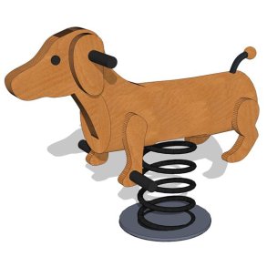 Balance Hundehvalpe p� fjedre
