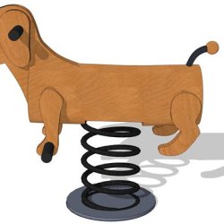 Balance Hundehvalpe p� fjedre