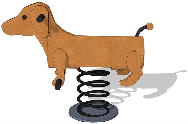 Balance Hundehvalpe p� fjedre
