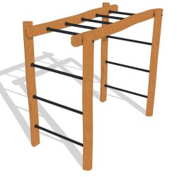 Armgangs ribber i robinia stativ
