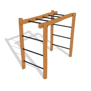 Armgangs ribber i robinia stativ