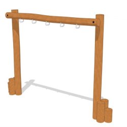 Robinia armgang med rustfri h�ndgreb