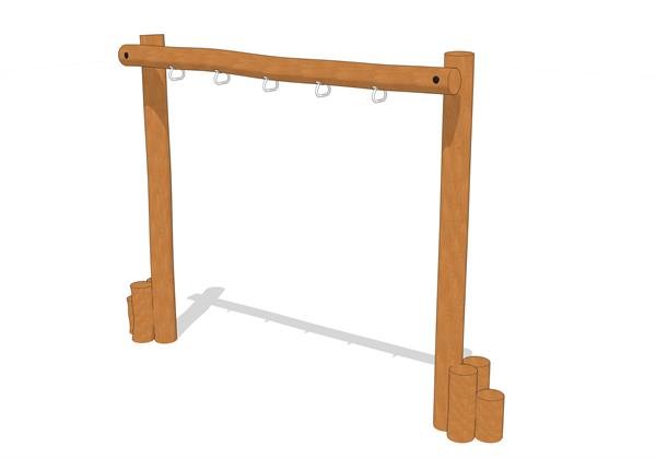 Robinia armgang med rustfri h�ndgreb