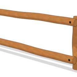 Robinia Balancebom med vange