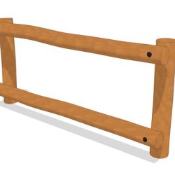 Robinia Balancebom med vange