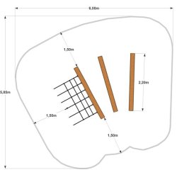 Robinia Kravle op/ned  vange/net