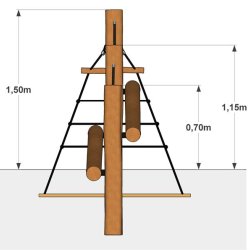 Robinia Skr� balance med tov og net