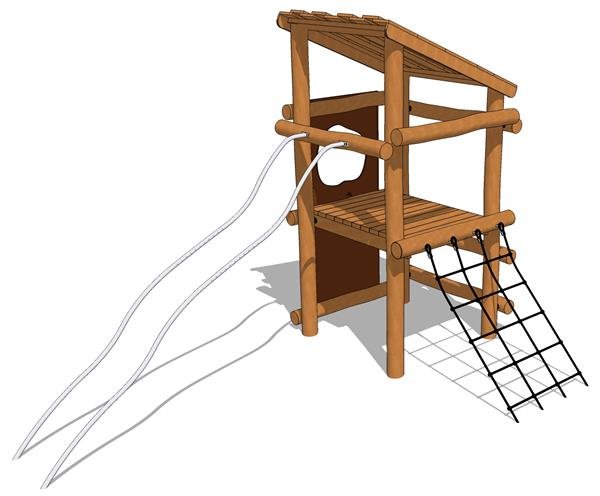 Leget�rn med klatreleg og glidest�nger