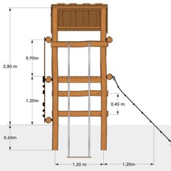 Leget�rn med klatreleg og glidest�nger