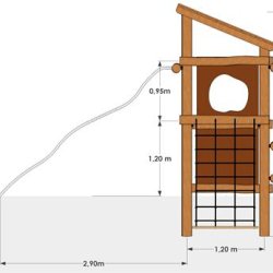 Leget�rn med klatreleg og glidest�nger
