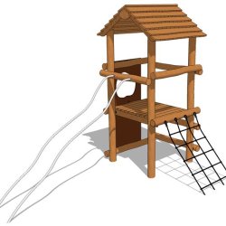 Leget�rn med klatreleg og glidest�nger model B