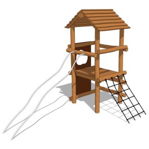 Leget�rn med klatreleg og glidest�nger model B
