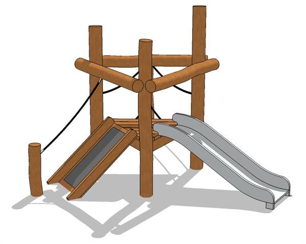 Trekantet leget�rn med balance udfordringer 