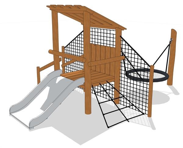 Leget�rn med stolpegynge