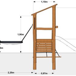 Leget�rn med stolpegynge