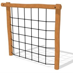 Klatrenet i robinia galge
