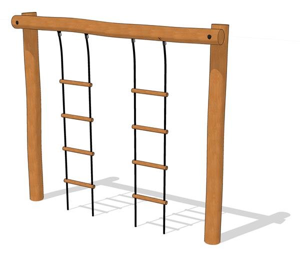 Robinia galge med rebstiger